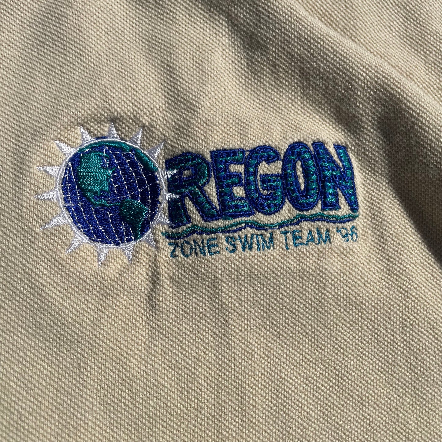 90s Belton Designer Knits Made in USA Oregon Zone Swim Team T-Shirt