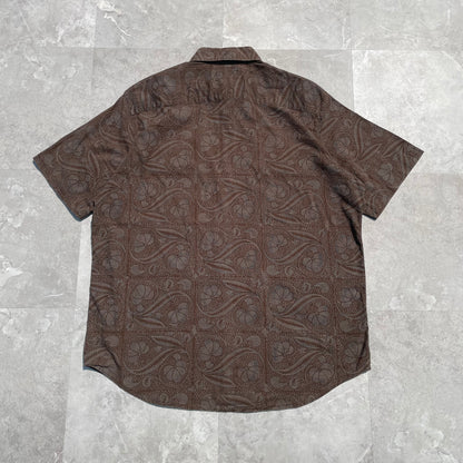 90s Ralph Lauren Military Style Paisley Shirt