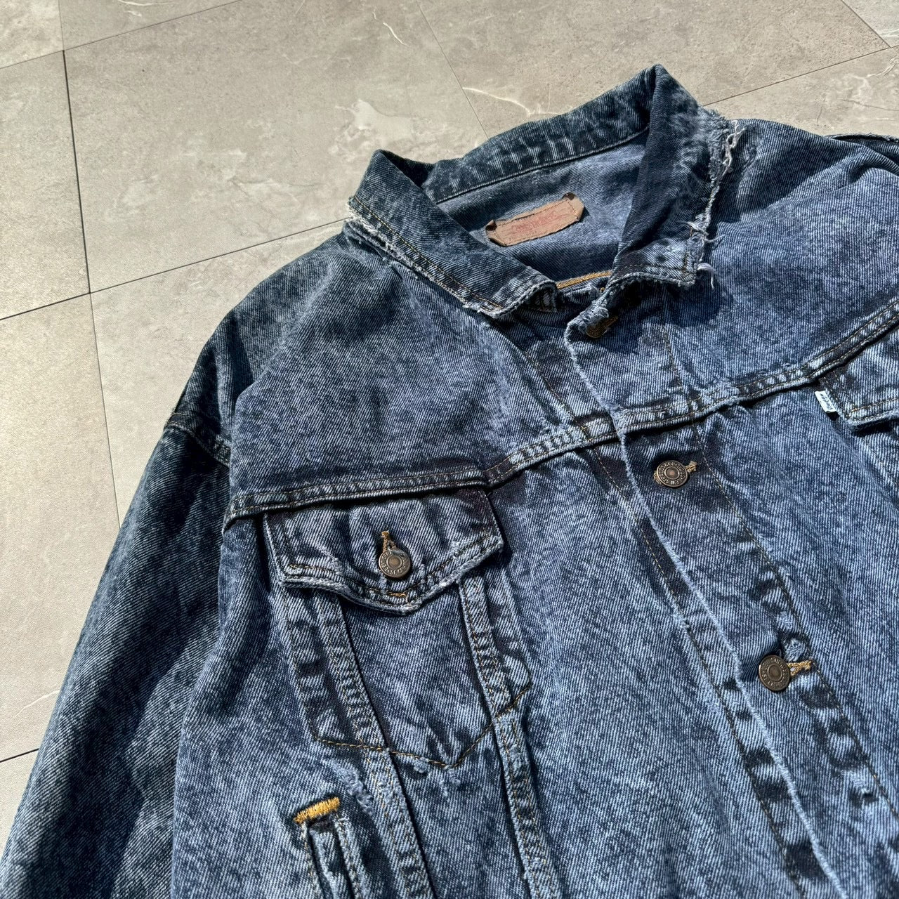 80s-90s Levi's 75066 Made in USA Dyed Denim Jacket
