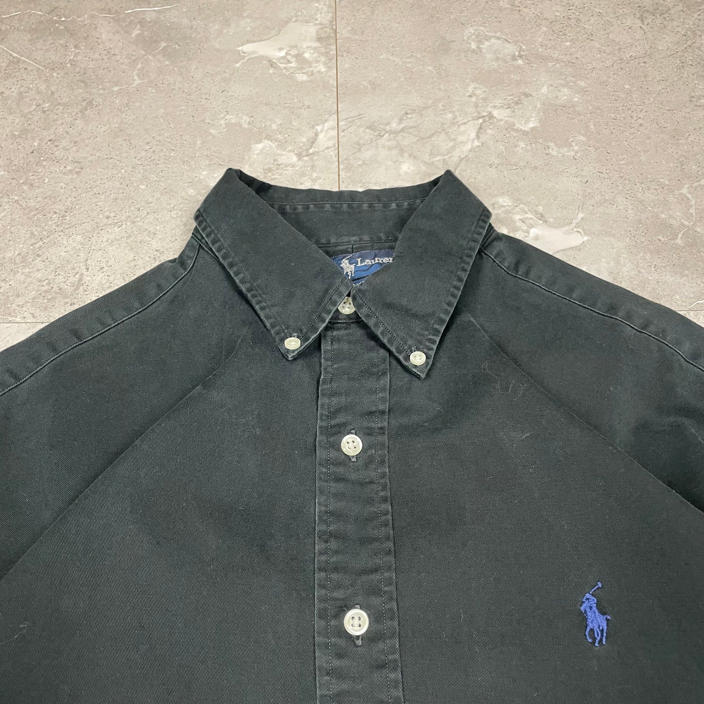 90s Ralph Lauren Blake Black Shirt