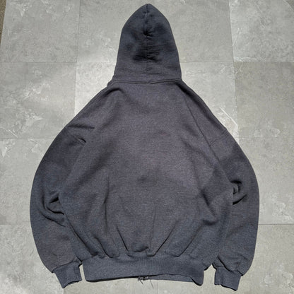 Russell Athletic Zip-Up Gray Hoodie KiiChain Clothing