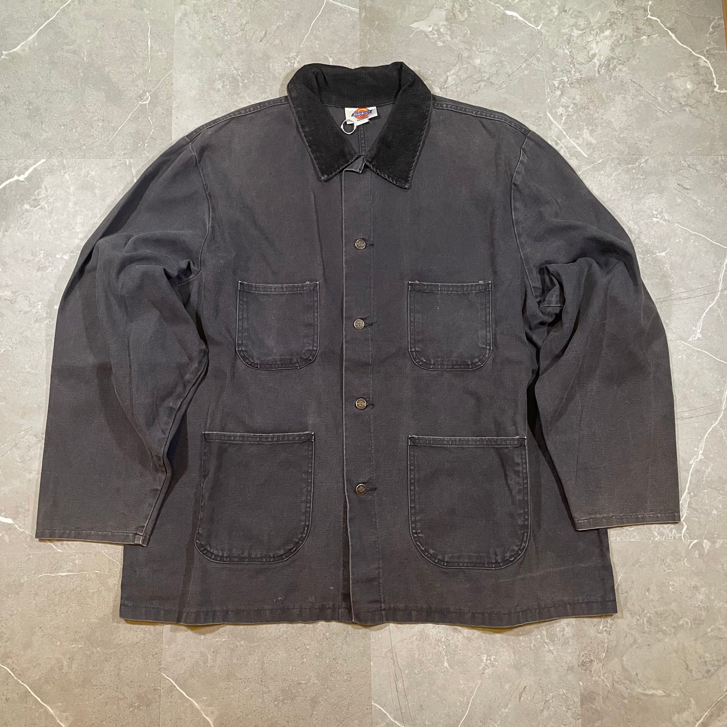 90s Dickies Made in USA Washed Gray Coverall Jacket