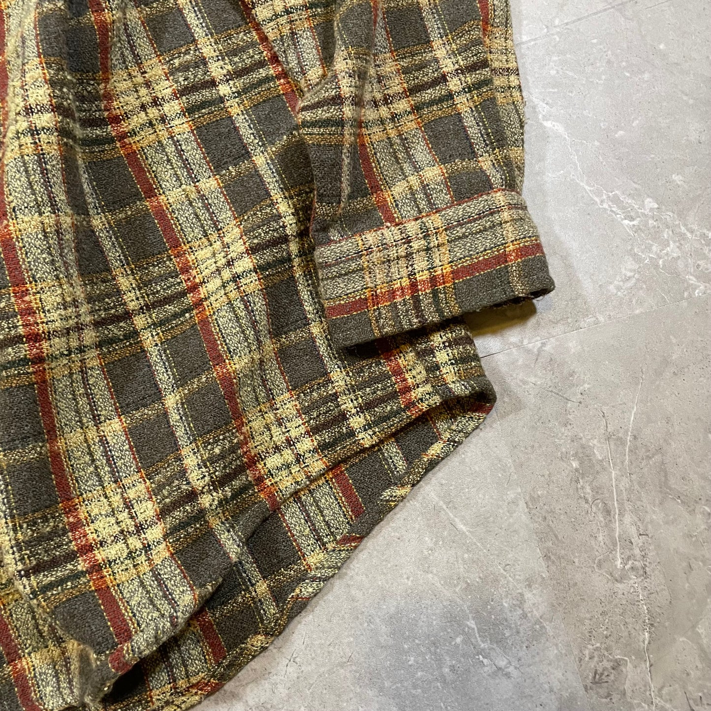 90s St John’s Bay Plaid Flannel Button Down Shirt