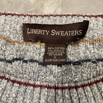 90s Liberty Sweaters Made in USA Design Knitted Sweater