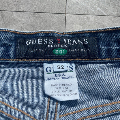 90s GUESS Classic Straight Fit Denim Size 32