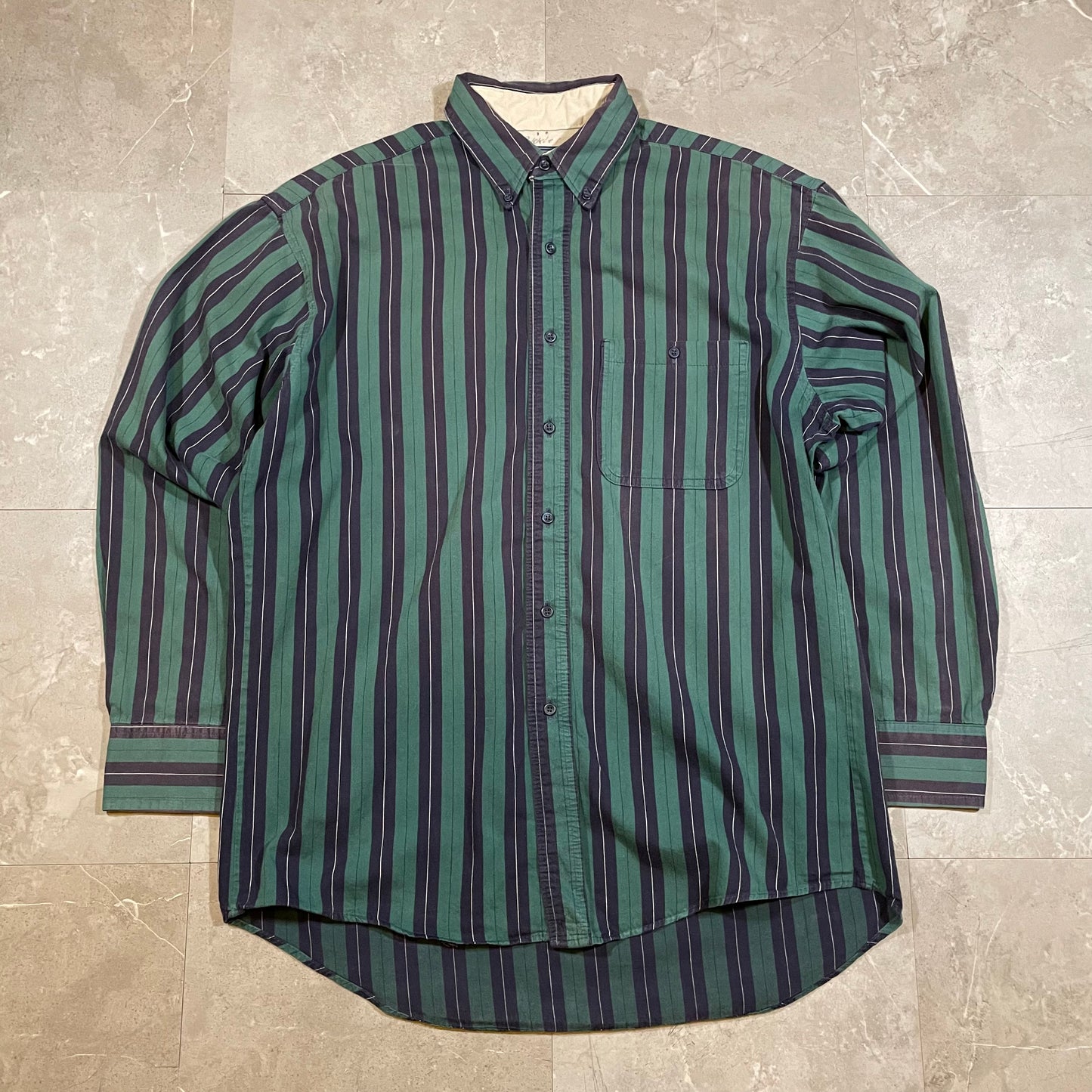 80s Wrangler Made in USA Striped Shirt