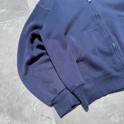 90s Lee Made in USA Navy/Purple Zip-Up Hoodie KiiChain Clothing