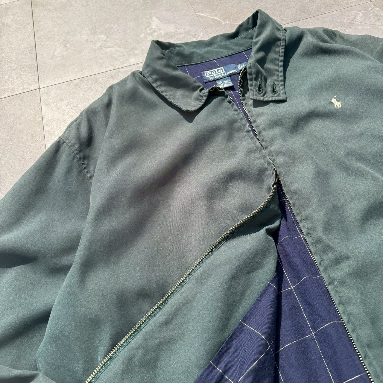 90s-00s Ralph Lauren Forest Green Swing Top Jacket