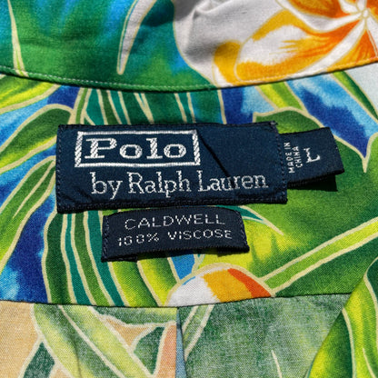 90s Ralph Lauren Caldwell Viscose Floral Hawaiian Shirt