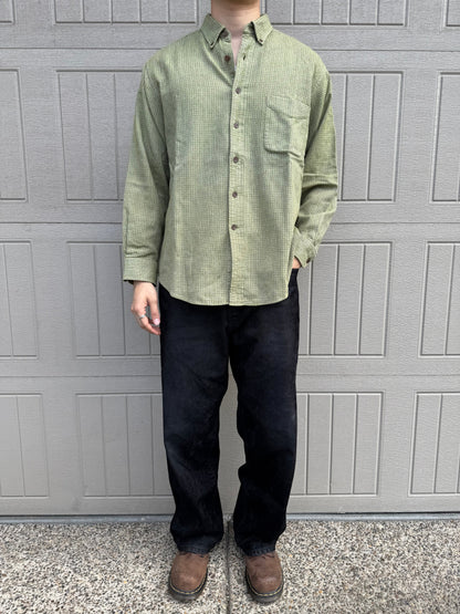 90s St. John's Bay Checkered Button Down Shirt KiiChain Clothing