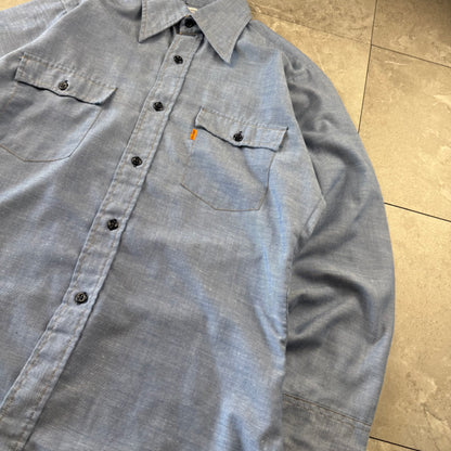 90s Levi's Orange Tab Tiger Embroidered Graphic Dual Pocket Shirt