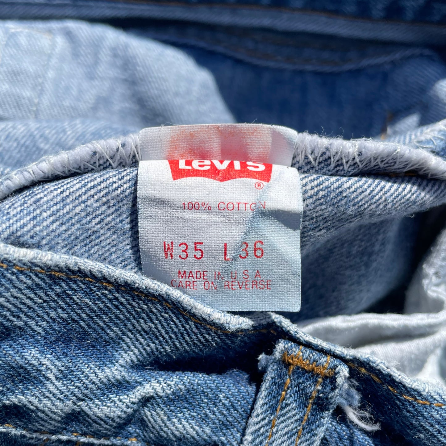 90s Levi's 501xx Made in USA Denim 35x36