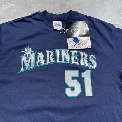 00s Deadstock Mariners Ichiro MLB Players T-Shirt