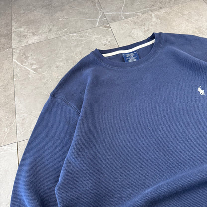 90s Polo Ralph Lauren Navy Long Sleeve Thermal