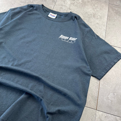 90s-00s Hanes Heavyweight Range Rider Tavern Black Biker Graphic T-Shirt