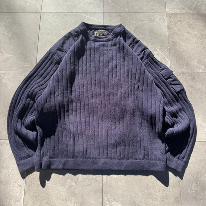 90s-00s Eddie Bauer Legend Made in UK Sleeve Pocket Knit