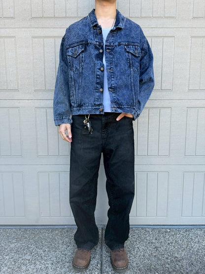 80s-90s Levi's 75066 Made in USA Dyed Denim Jacket