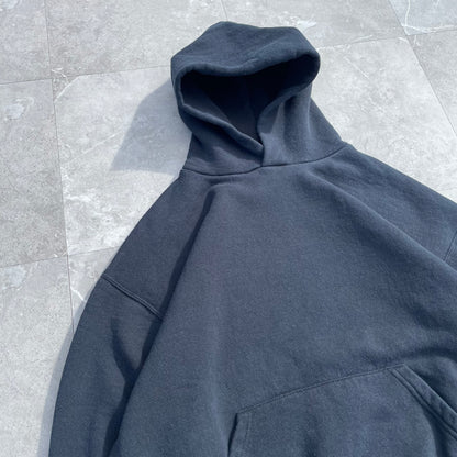 90s Russell Athletic Blank Black Hoodie