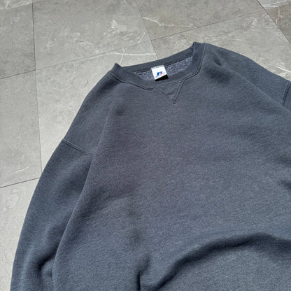 90s Russell Athletic Dark Gray Crewneck Sweatshirt KiiChain Clothing