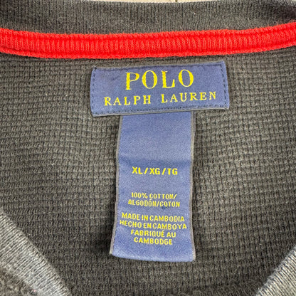 00s~ Polo Ralph Lauren Black Long Sleeve Thermal