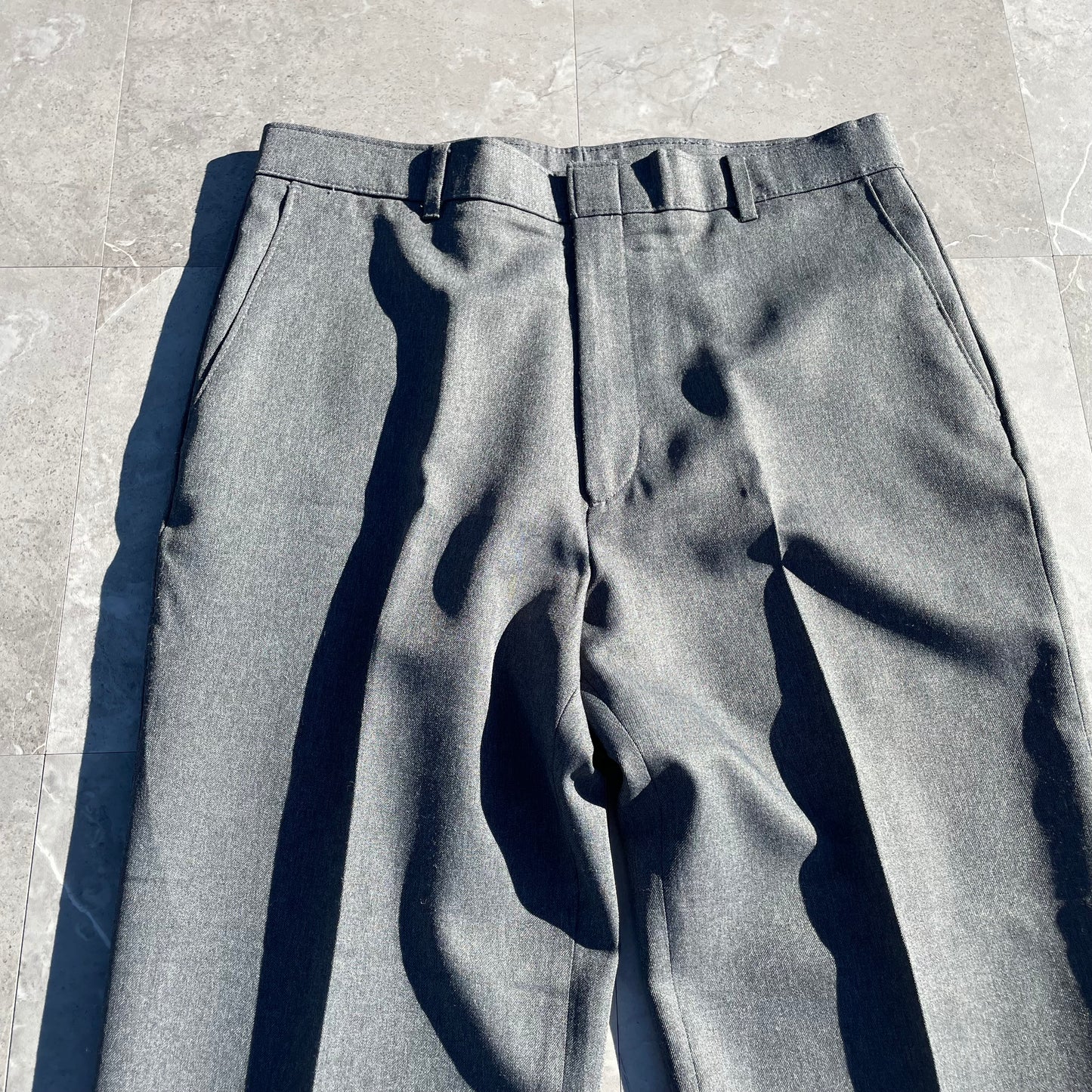 90s Levi's Made in USA Gray Action Slacks