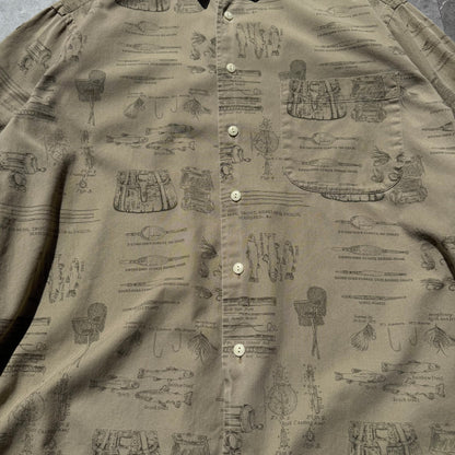 90s Nautica Fishing Graphic Shirt KiiChain Clothing