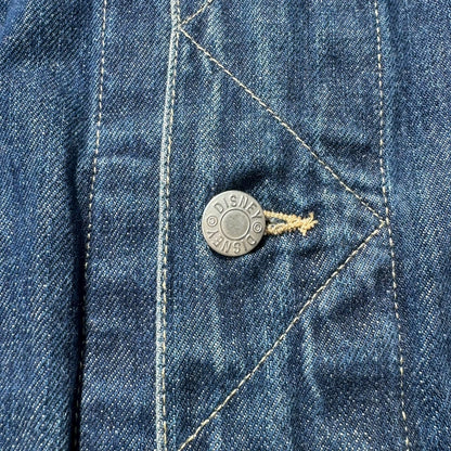 90s The Disney Store Mickey Mouse Embroidered Logo Denim Jacket