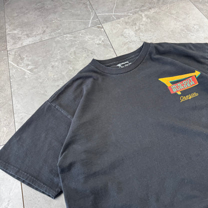 00s In-N-Out Burger Oregon Black Graphic T-Shirt