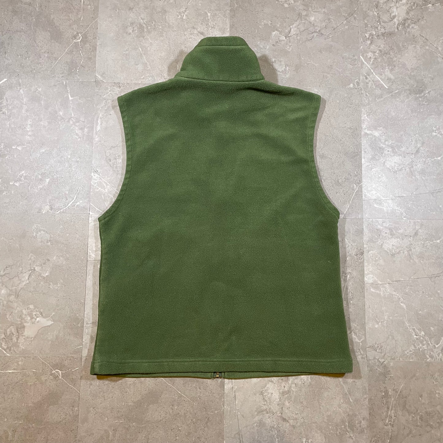 00s Columbia Green Zip Fleece Vest