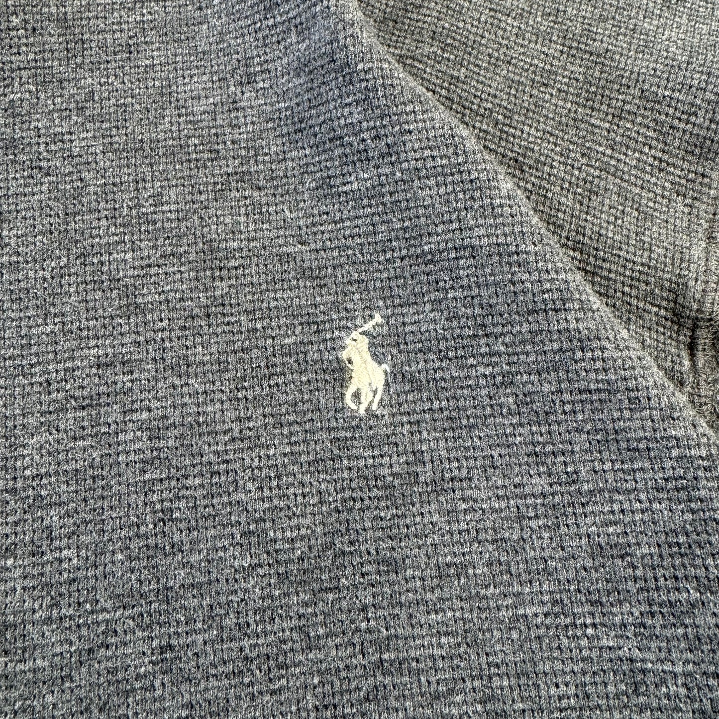 00s Polo Ralph Lauren Dark Gray Long Sleeve Thermal