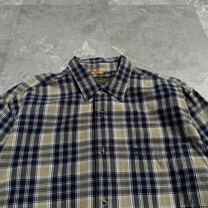 90s Timberland Faded Checkered Long Sleeve Shirt KiiChain Clothing