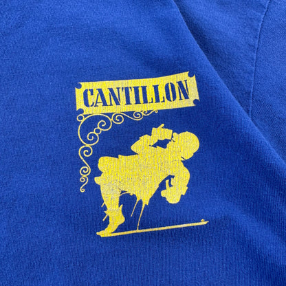 90s-00s Gildan La Guenze Cantillon C’est Bon Blue Graphic T-Shirt