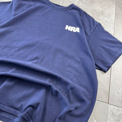 00s Unknown NRA National Rifle Association Navy T-Shirt