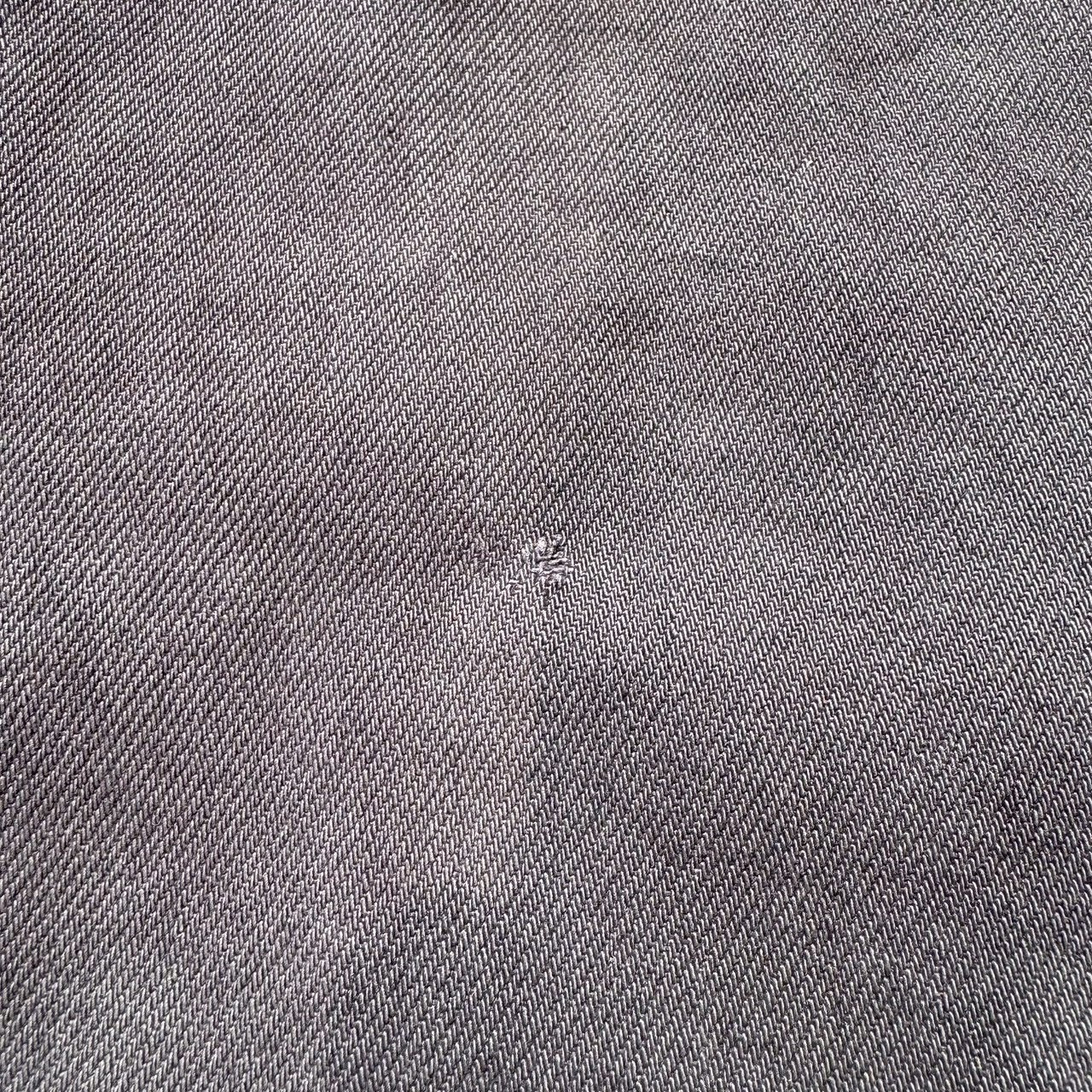 90s GUESS Made in USA Black/Dark Gray Denim Jacket