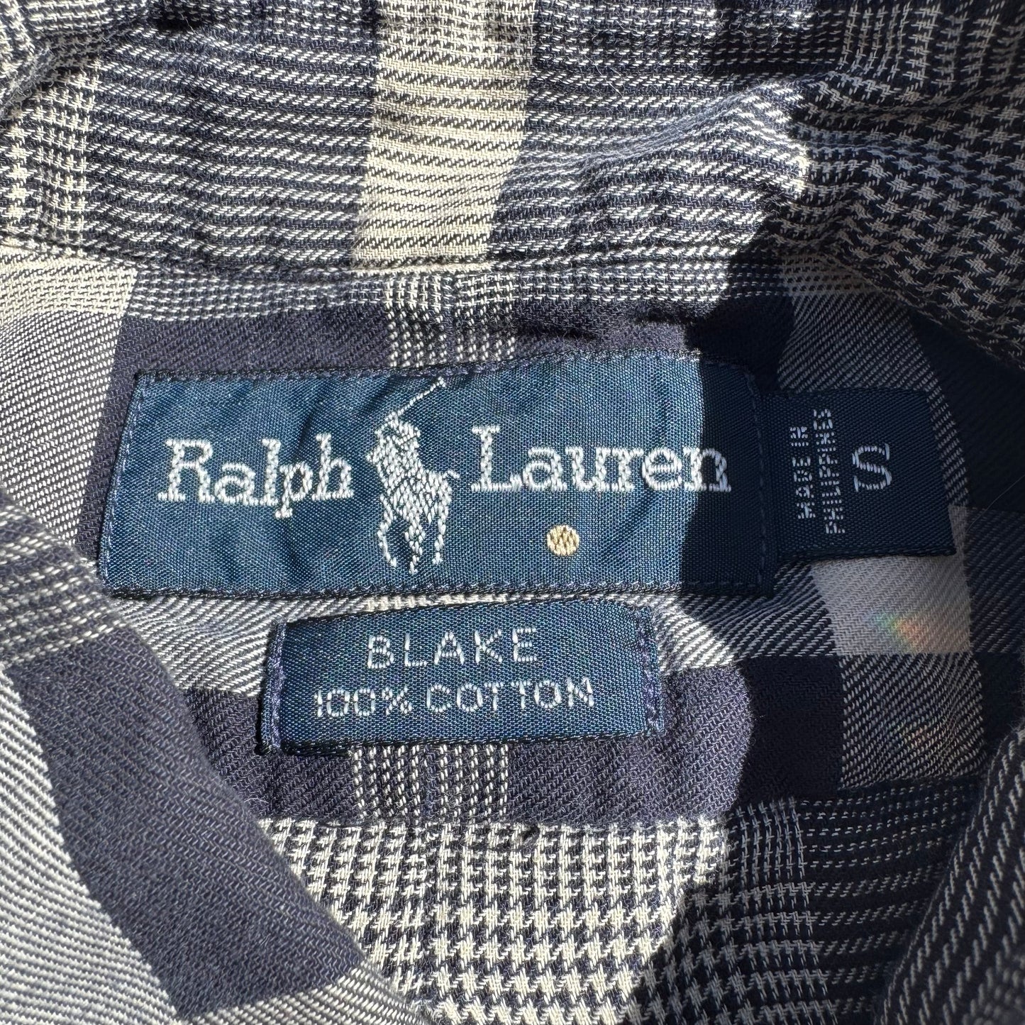 90s-00s Ralph Lauren Blake Checkered Shirt KiiChain Clothing
