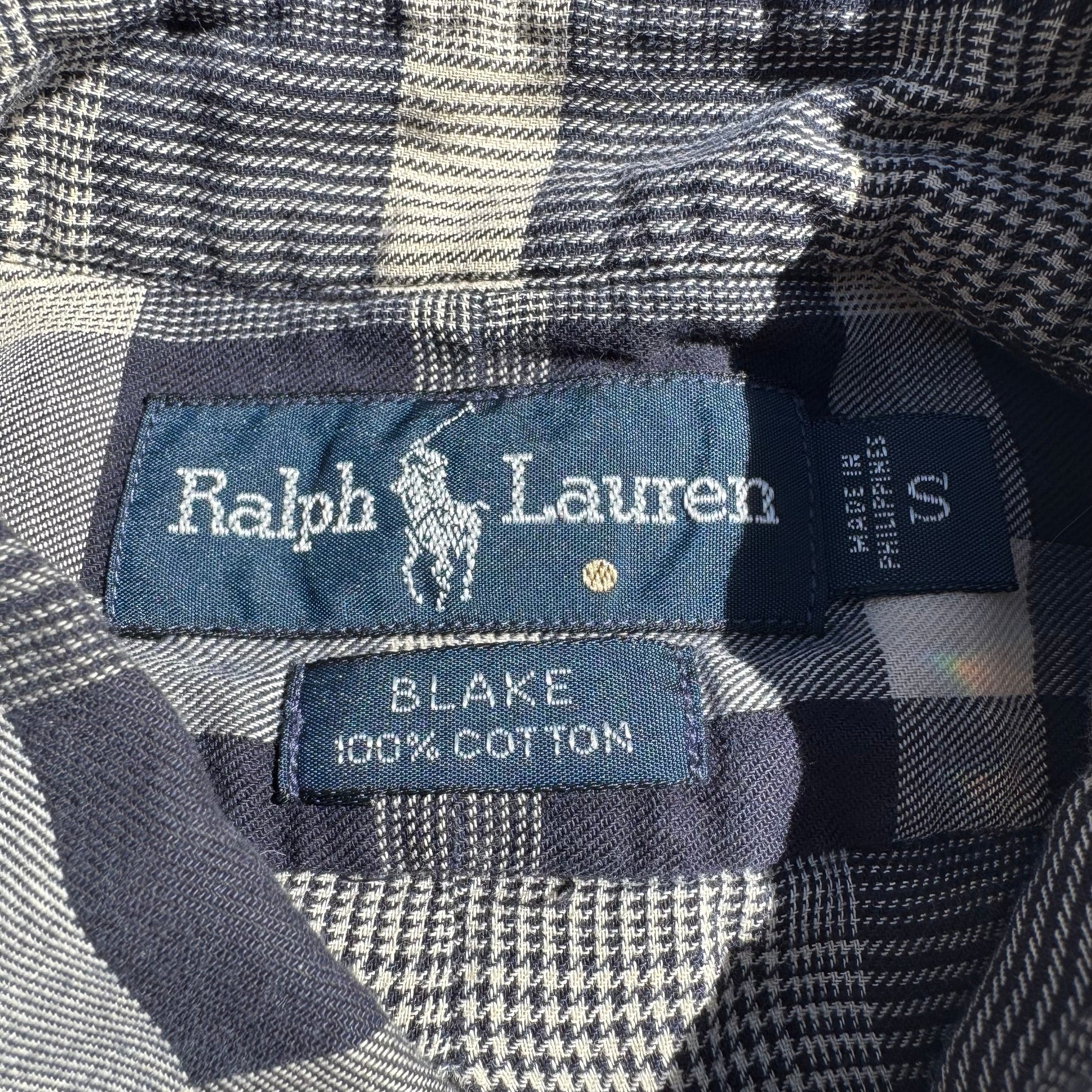 90s-00s Ralph Lauren Blake Checkered Shirt KiiChain Clothing