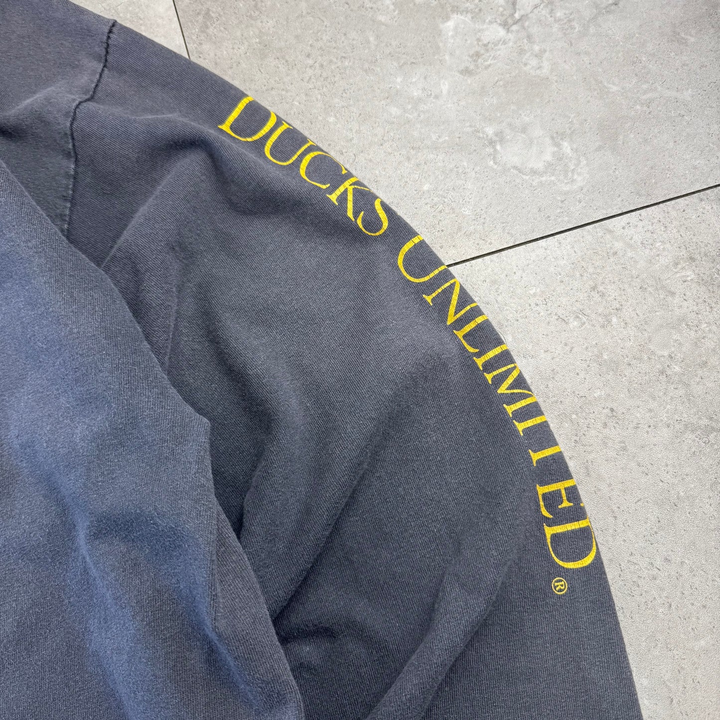 90s-00s Alstyle Ducks Unlimited Dog Graphic Long Sleeve Tee