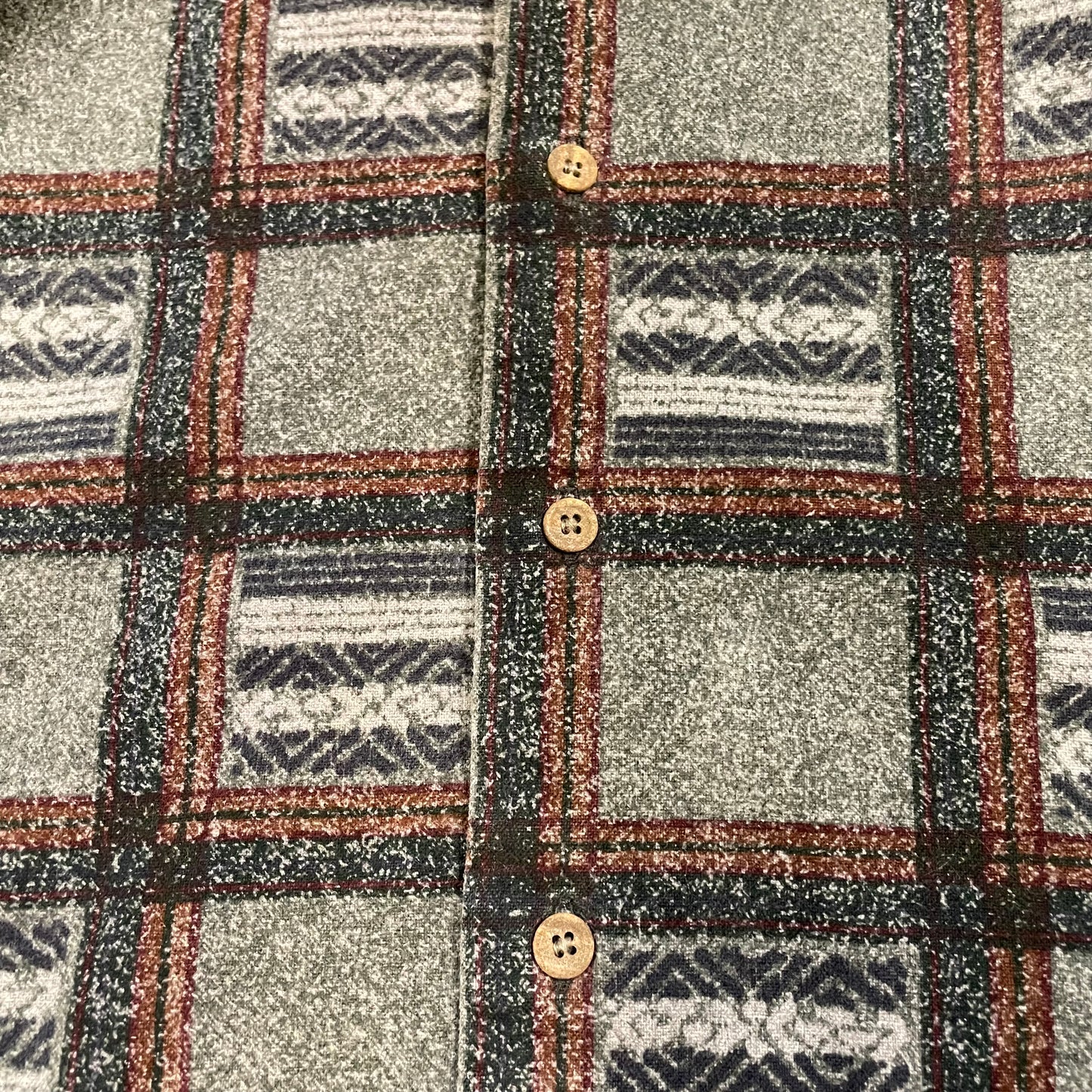 90s Ruff Hewn Made in USA Flannel Shirt