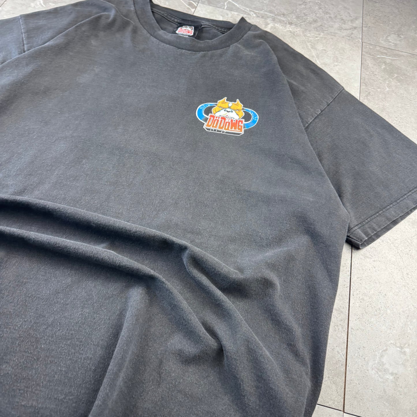 90s DaDawg Made in USA Black Bulldog Graphic Tee