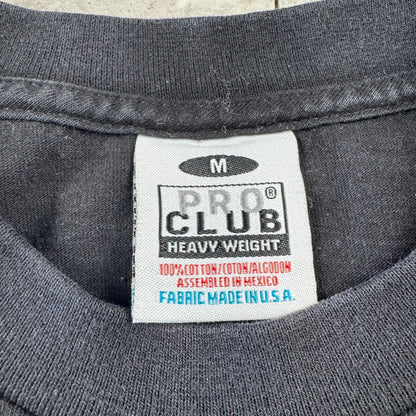 00s Pro Club Heavyweight Black Blank T-Shirt