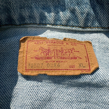 80s-90s Levi's 70507 Type III Made in USA Light Blue Denim Jacket