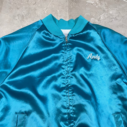 90s King Louie Pro Fit Made in USA Nylon Bomber Jacket