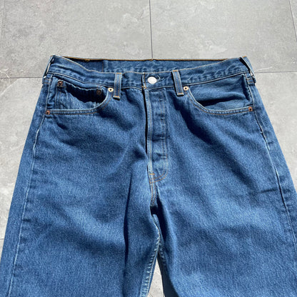 90s Levi's 501xx Made in USA Cropped Denim 34x38