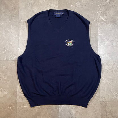 00s Polo Golf 100th US Open Pebble Beach Knitted Vest