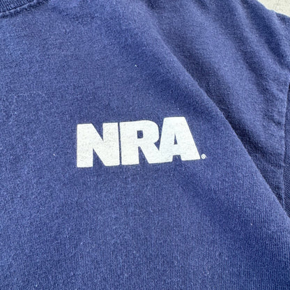 00s Unknown NRA National Rifle Association Navy T-Shirt
