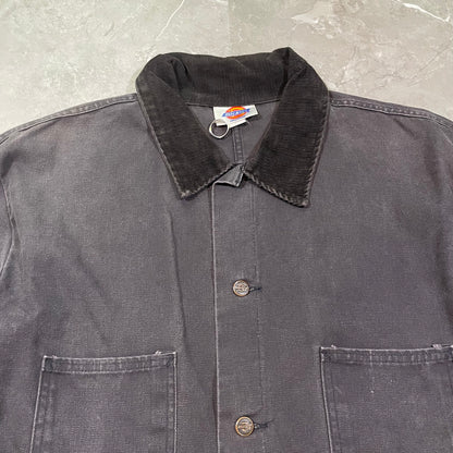 90s Dickies Made in USA Washed Gray Coverall Jacket