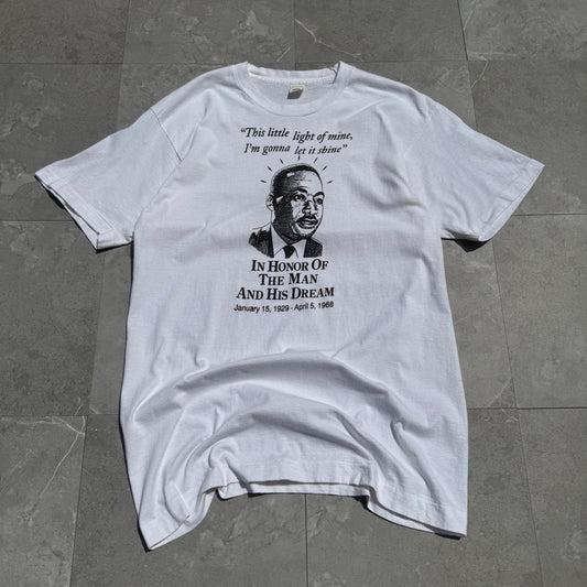80s-90s Fruit of the Loom Made in USA Martin Luther King Single Stitch Tee KiiChain Clothing