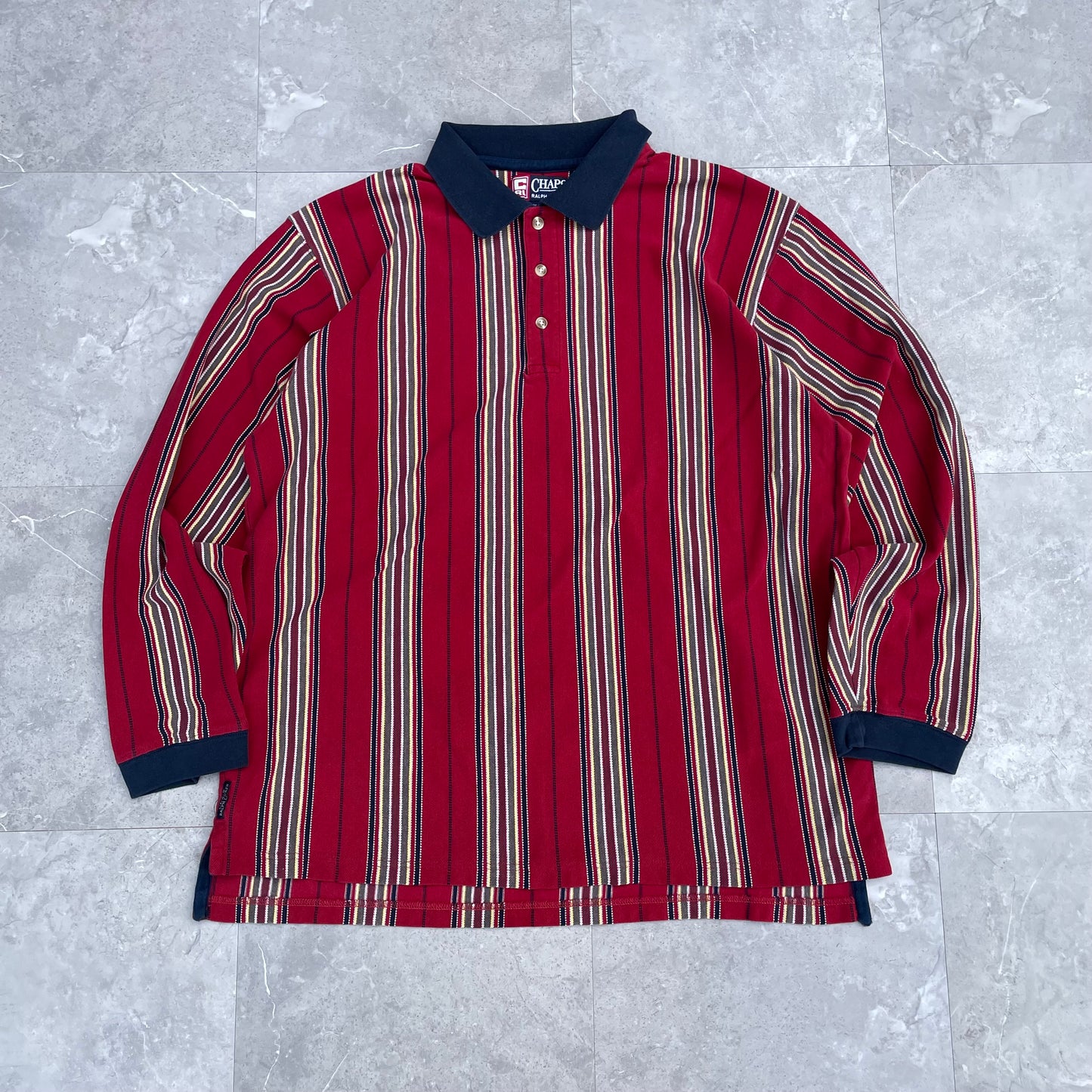 90s Chaps Long Sleeve Polo