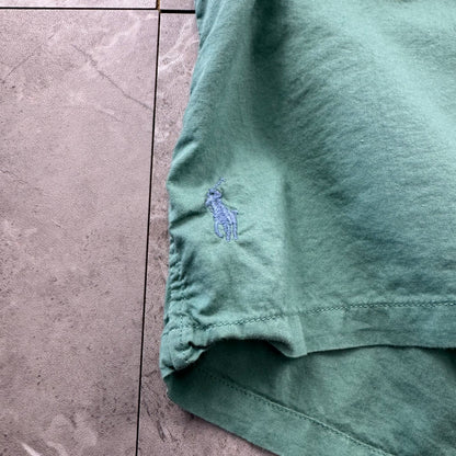 00s~ Polo Ralph Lauren Classic Fit Rare Mint Green Open Collar Shirt