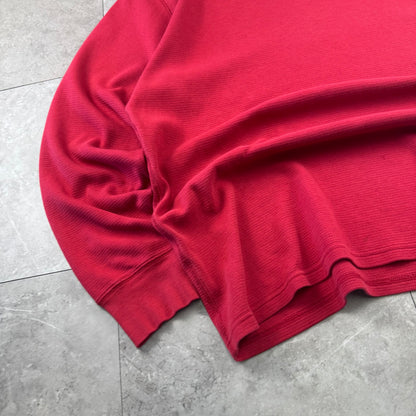 00s Polo Ralph Lauren Red Long Sleeve Thermal